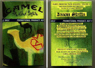 Camel Menthol Lights Smokers Pack Designs Volume 2 cigarettes hard box